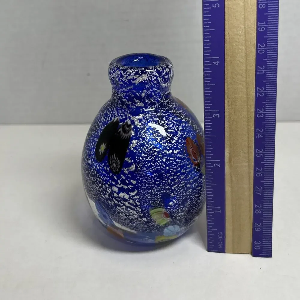 Robert William Art Glass Blue 4